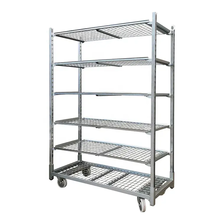 Danish Trolley Metal Shelves