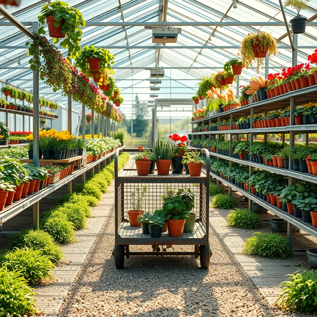 flower trolley