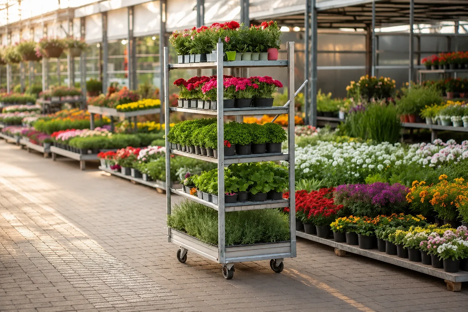 China-Made Flower Trolleys | Custom OEM/ODM Flower Cart Manufacturer & Supplier